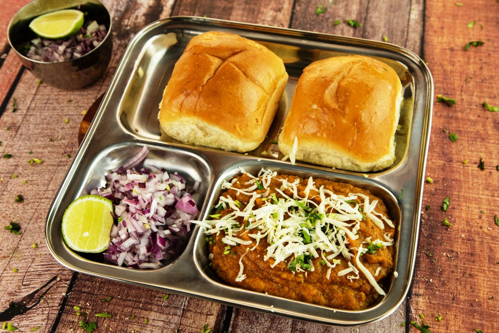 Cheese Pav Bhaji 