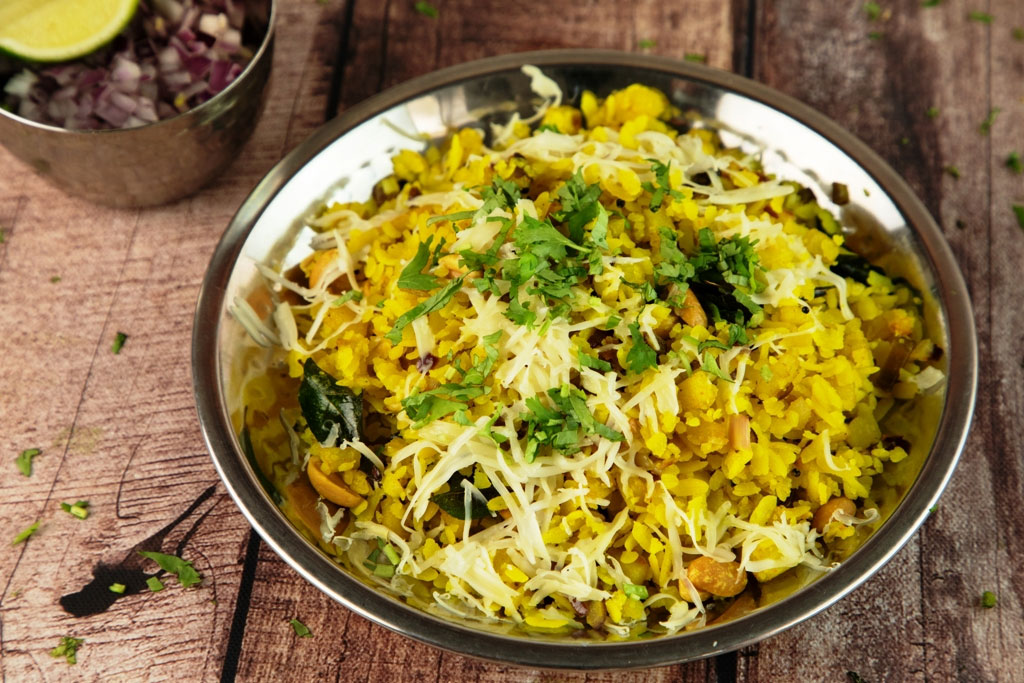 Cheese Poha 