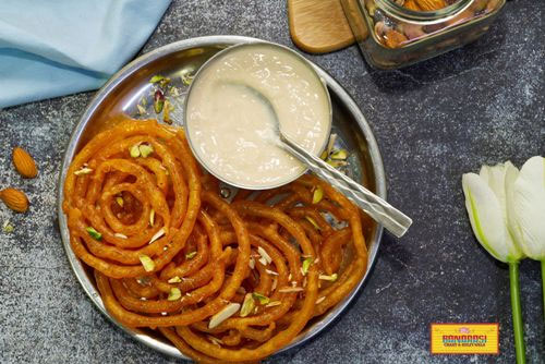 Deshi Ghee Jalebi with Rabri 6pcs